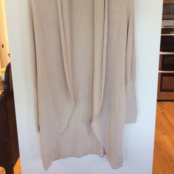 Leith Easy Circle Cardigan, XS, Tan Ethereal Hthr - Picture 2 of 5